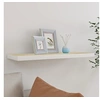 Image de Wandschap zwevend 80x23,5x3,8 cm MDF eikenkleurig en wit326579