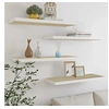 Image de Wandschappen zwevend 4 st 80x23,5x3,8 cm MDF eikenkleurig wit326581