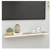 Image de Wandschap zwevend 120x23,5x3,8 cm MDF eikenkleurig en wit326585