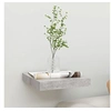 Image de Wandschap zwevend 23x23,5x3,8 cm MDF betongrijs326588