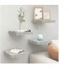 Image de Wandschappen 4 st zwevend 23x23,5x3,8 cm MDF betongrijs326590