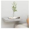 Image de Etagère murale flottante gris béton 50x23x3,8 cm MDF
