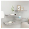 Image de Wandschappen zwevend 4 st 50x23x3,8 cm MDF betongrijs326596
