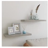 Image de 2x Etagères Murales Flottantes Etagères Suspendues Supports Muraux Salon Salle de Séjour Maison Intérieur Gris Béton 60x23,5x3,8 cm MDF