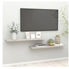 Image de Wandschappen zwevend 2 st 120x23,5x3,8 cm MDF betongrijs326607