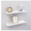 Image de Etagères murales 2 pcs Blanc brillant 40x9x3 cm