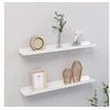Image de Wandschappen 2 st 60x9x3 cm hoogglans wit326649