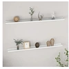 Image de Wandschappen 2 st 115x9x3 cm wit326659