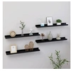 Image de Wandschappen 4 st 60x9x3 cm zwart326668