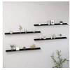 Image de Wandschappen 4 st 115x9x3 cm zwart326671