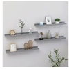 Image de Wandschappen 4 st 60x9x3 cm grijs326675