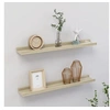 Image de Wandschappen 2 st 60x9x3 cm sonoma eikenkleurig326680