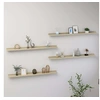 Image de Etagères murales 4 pcs chêne sonoma 100x9x3 cm