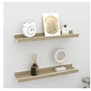 Image de Etagères murales 2 pcs blanc et chêne sonoma 40x9x3 cm