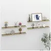 Image de Etagères murales 4 pcs blanc et chêne sonoma 80x9x3 cm