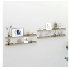 Image de Wandschappen 4 st 100x9x3 cm wit en sonoma eikenkleurig326697