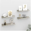 Image de Wandschappen 4 st 40x9x3 cm betongrijs326704
