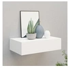 Image de Etagère à tiroir murale Blanc 40x23,5x10 cm MDF
