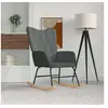 Image de Chaise interieur H. 98 cm gris en bois massif