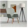 Image de Relaxstoel velours gris clair