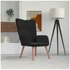 Image de Relaxstoel velours noir