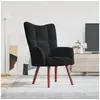 Image de Chaise de relaxation Noir Velours