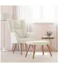 Image de Chaise H. 95.5 cm non pliable interieur en bois massif blanc