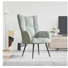 Image de Relaxstoel velours gris clair