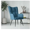Image de Chaise de relaxation Bleu Velours