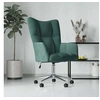 Image de Chaise de relaxation Vert foncé Velours