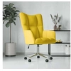 Image de Relaxstoel fluweel mosterdgeel328168