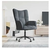Image de Chaise de relaxation Gris foncé Velours