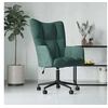 Image de Chaise de relaxation Vert foncé Velours