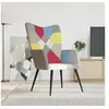 Image de Chaise de relaxation Patchwork Tissu