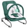 Image de Transat pour Bébé Balançoire pour Tout-petits Berceau pour Bébé Siège Basculant Chambre à Coucher Maison Intérieur Vert Acier