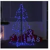 Image de Arbre de Noël Cône 160 LED d'Intérieur/d'Extérieur Sapin de Noël Décoration de Noël Ornement de Noël Salon Jardin 328567