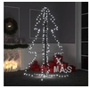Image de Arbre de Noël Cône 240 LED d'Intérieur/d'Extérieur Sapin de Noël Décoration de Noël Ornement de Noël Jardin Patio Arrière-cour Salon 98x150 cm