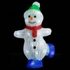 Image de Silhouette de bonhomme de neige de Noël LED Acrylique 30 cm