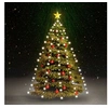 Image de Kerstboomverlichting met 180 LED's koudwit net 180 cm328872