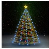 Image de Guirlande Lumineuse d'Arbre de Noël Lumière de Décoration de Noël Ornement de Noël Jardin Extérieur Cour 180 LED Bleu 328874