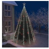 Image de Guirlande Lumineuse avec 500 LED Lumière de Décoration Arbre de Noël Chaîne LED Jardin Extérieur Arrière-cour Blanc 328896