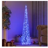 Image de Cône lumineux décoratif à LED Acrylique Bleu 120 cm
