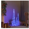 Image de Jeu de cônes lumineux à LED Acrylique Bleu 30 45 60 cm