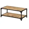 Image de Table basse 90x45x35 cm Bois de manguier massif brut