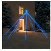 Image de Lumières d'Arbre de Noël Décoration de Noël Lumières de Sapin de Noël Patio Jardin Arrière-cour Intérieur/Extérieur 576 LED Bleu 3,6 m