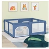 Image de Parc pour bébé avec 2 portes Bleu clair Tissu Oxford
