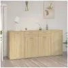 Image de Buffet Chêne sonoma 160x36x75 cm Bois d ingénierie