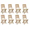 Image de Tuinstoelen 8 st inklapbaar met kussens massief acaciahout3075115