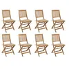 Image de Tuinstoelen 8 st inklapbaar met kussens massief acaciahout3075116