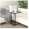 Image de Table d appoint ordinateur Transparent 50x35x65 cm Verre trempé